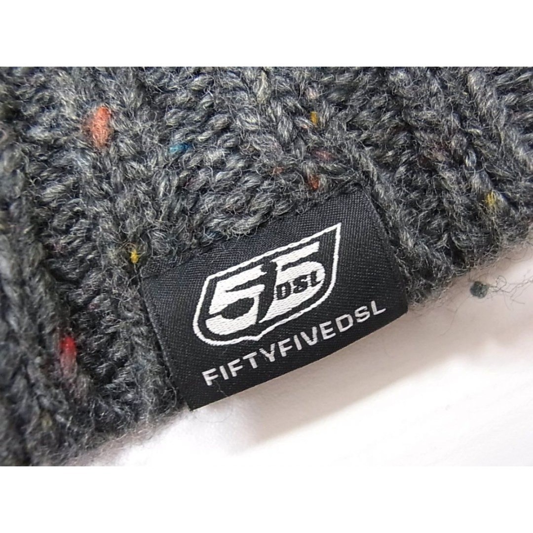 Diesel Knit Cardigan Men M Gray Wool Blend Unique Design Japan gallery