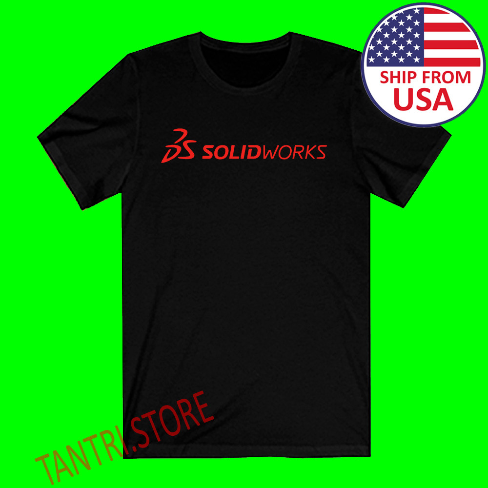 Solidworks Solid Works Men's Black T-Shirt Size S to 3XL gallery