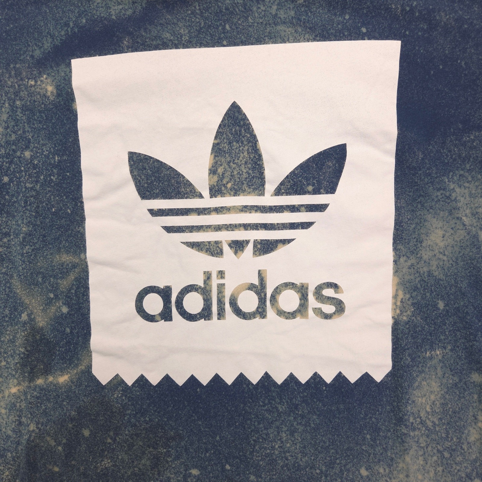 Adidas Casual Crew Neck Short Sleeve Graphic T Shirt Mens Size Large L Tie Dye gallery
