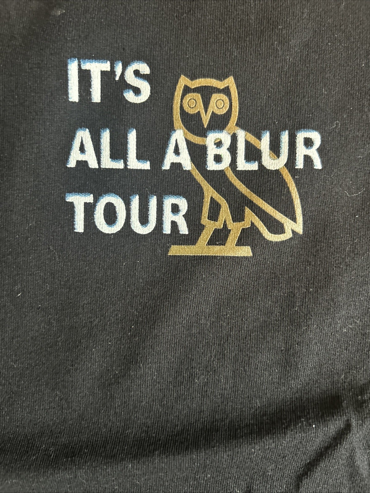 DRAKE OVO Men’s Size XL Black Short-sleeve T Shirt 100% Authentic. IAAB TOUR gallery