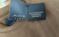 NWT Axis LA Men’s Big & Tall Basic Stretch Cotton Blend T-Shirt Camel XL LONG