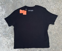 YoungLA Waffle Knit Mens Medium Black T Shirt Embroidered YLA