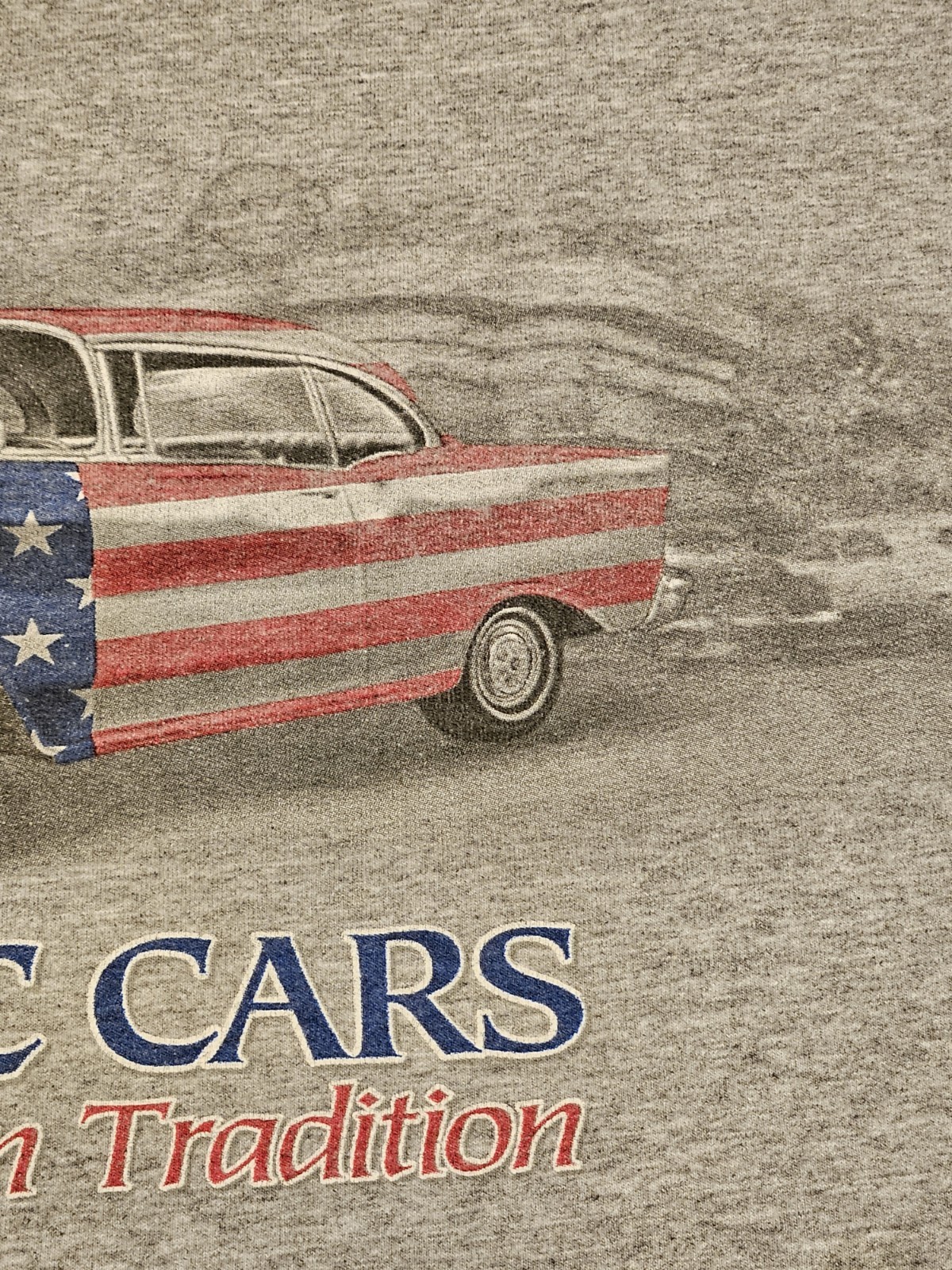 Vintage Classic Cars An American Tradition T Shirt 2XL Alstyle AAA USA Fabric gallery