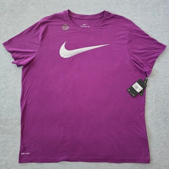Nike Dri-Fit Swoosh logo T shirt Size 2XL