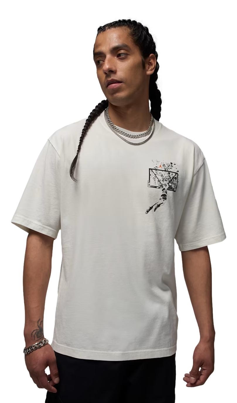 Nike Men's Shattered Backboard Oversized Graphic T Shirt IB3297-133 gallery
