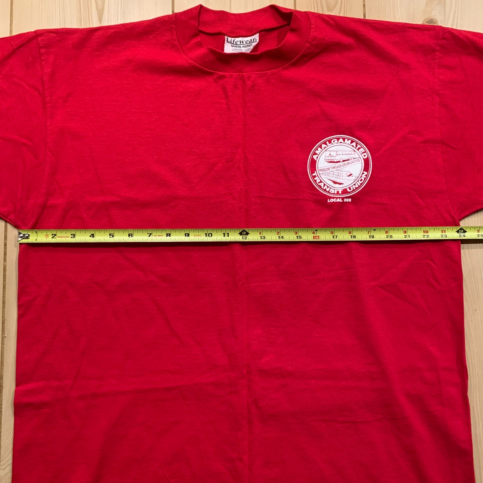Vintage Y2K Amalgamated Transit Union Local 998 75th Anniversary T-Shirt Size XL gallery
