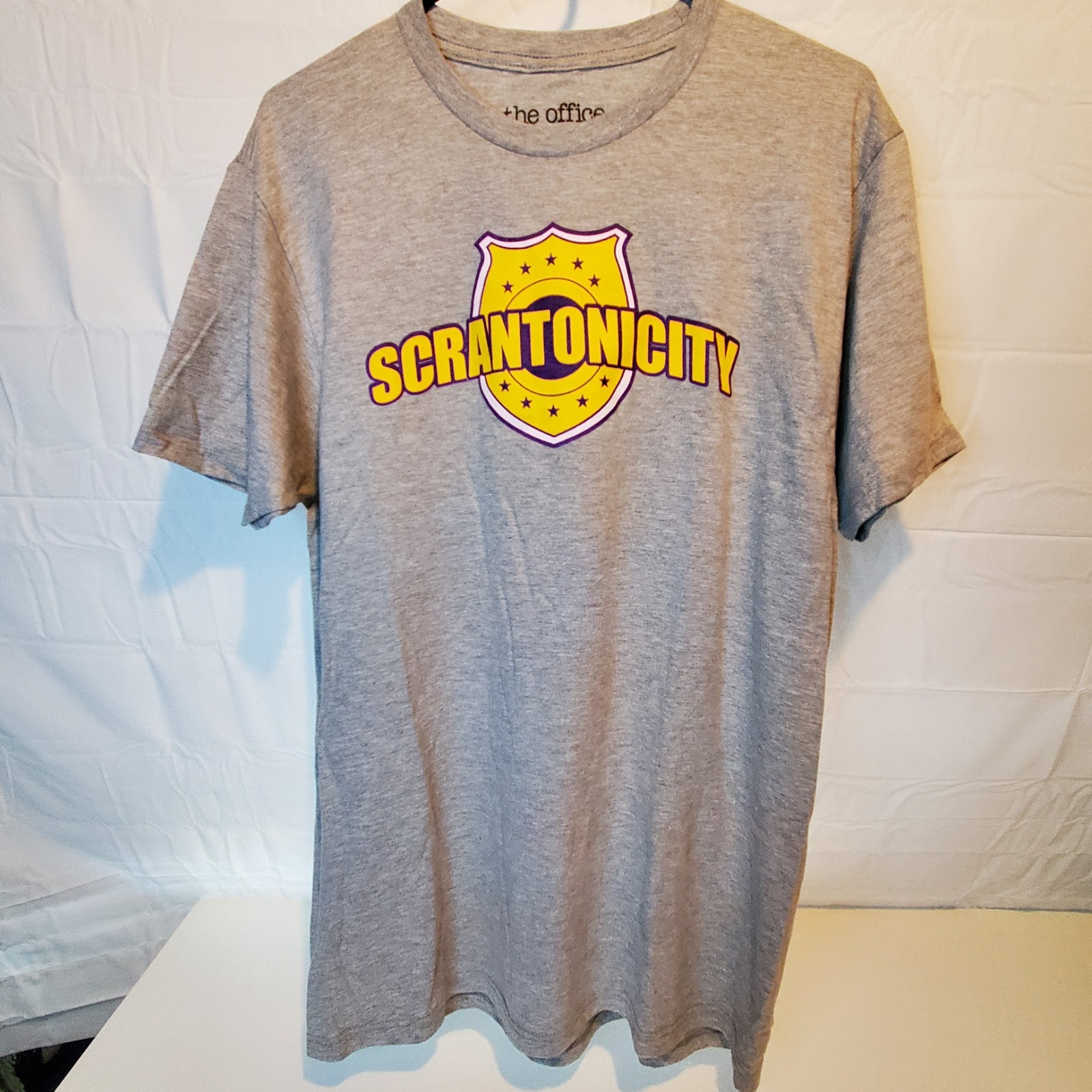 The Office Scrantonicity Large Heather Gray T-Shirt New Without Tags gallery