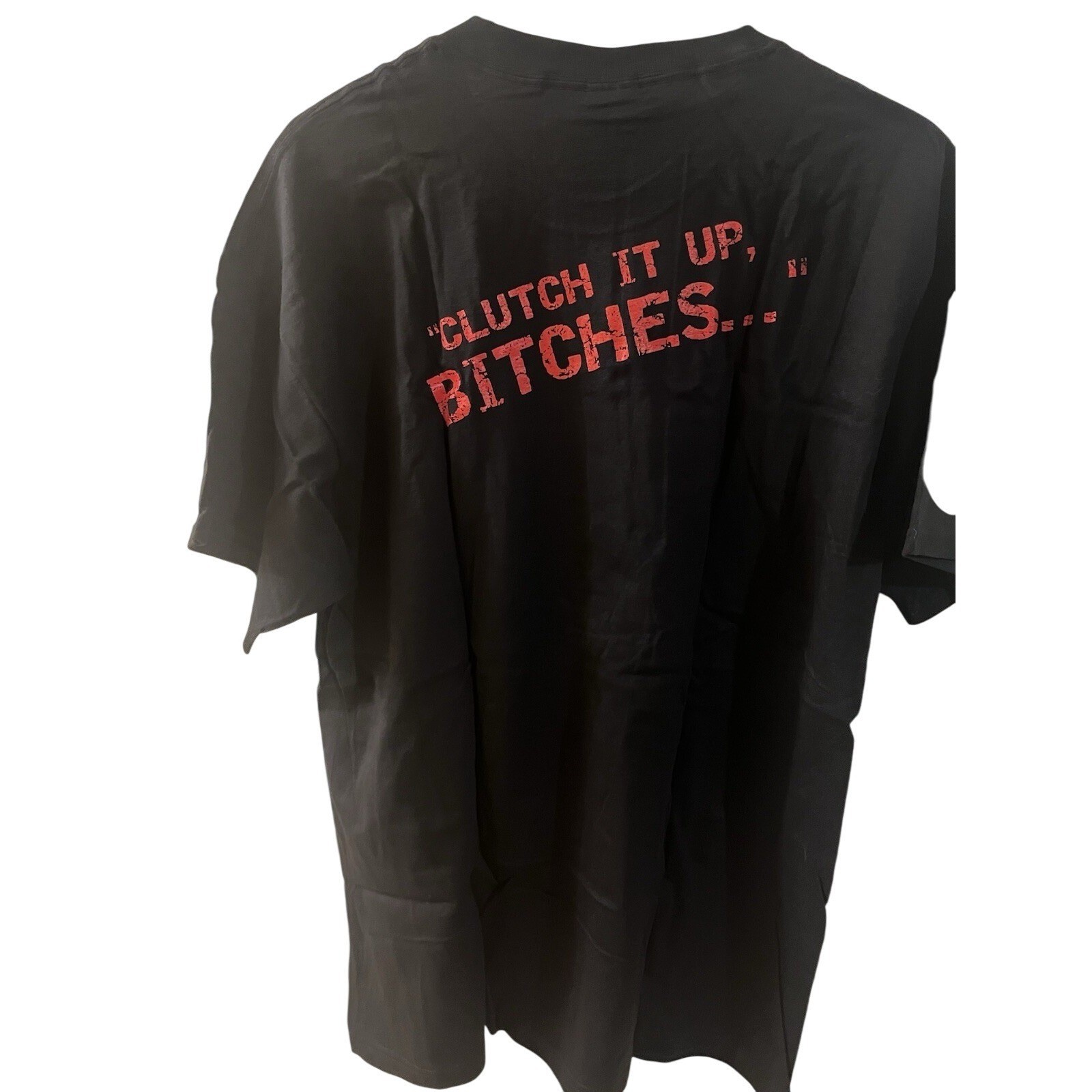 Motorcycle Graphic T Shirt Clutch It Up Biker Tee Black Top gallery