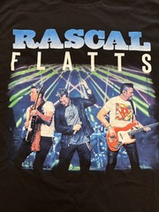 “NEW” 2017 Rascal Flatts Rhythm & Roots Tour Merch T-Shirt -Country-Black-large