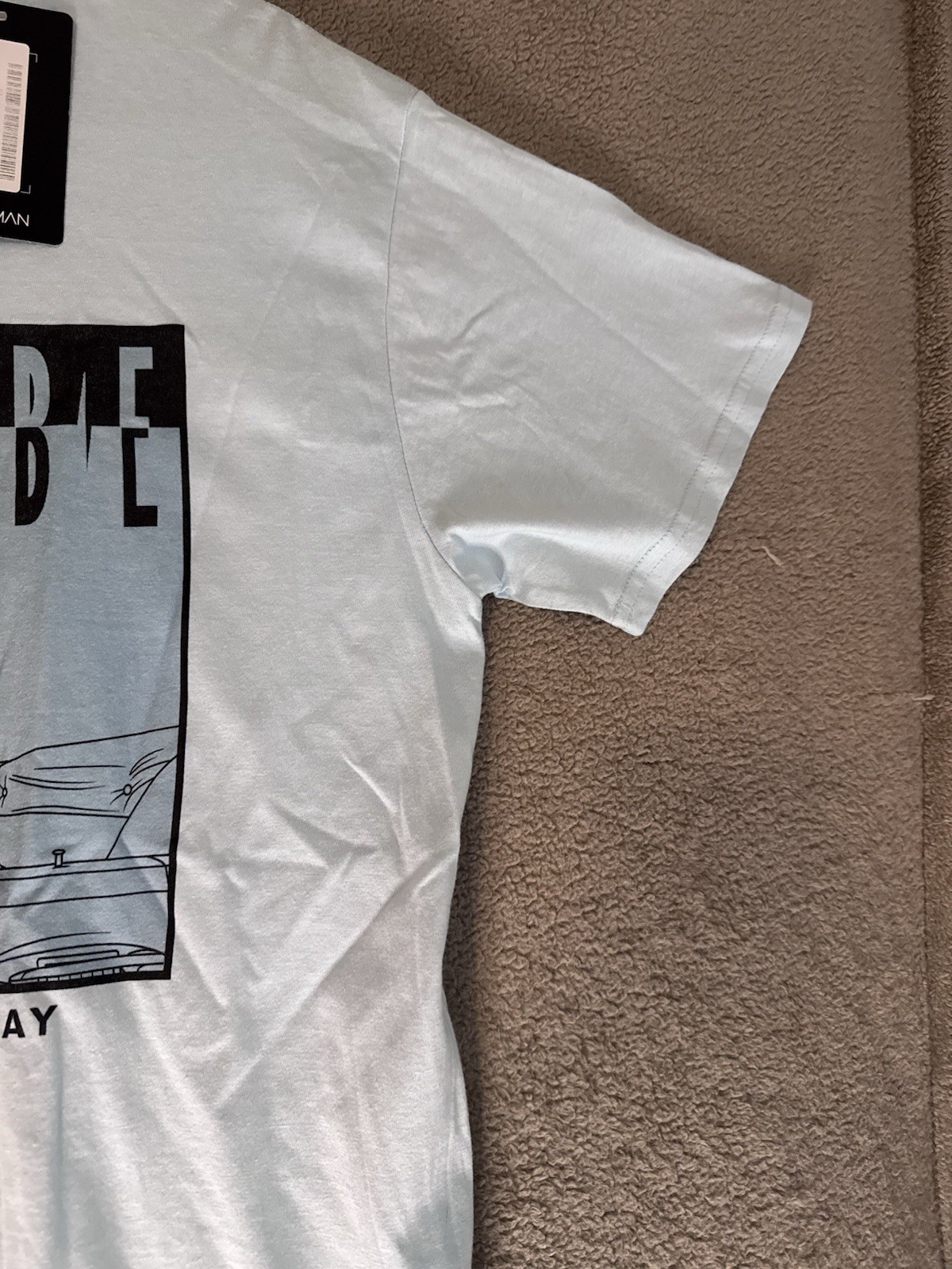 boohooMAN Ice Cube Today Was a Good Day Men's Blue Cotton Graphic Tee S gallery