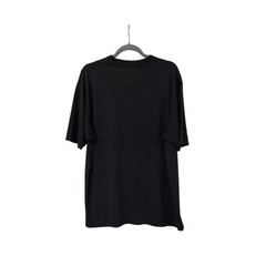 Paul Fredrick Black Short Sleeve Silk Cotton Blend Quality T-Shirt, Men’s Medium