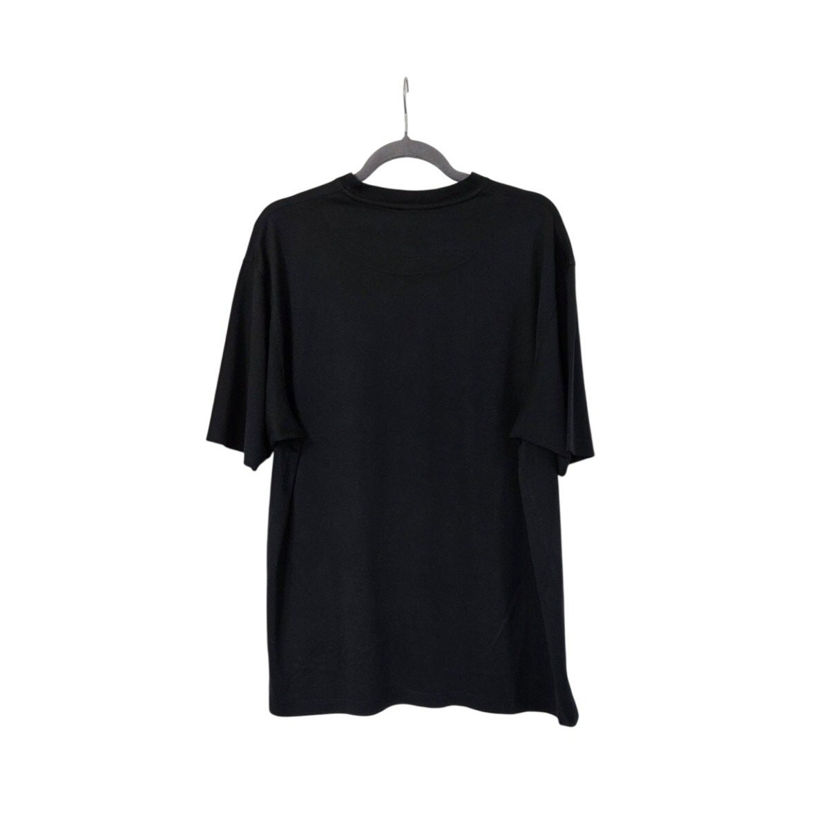 Paul Fredrick Black Short Sleeve Silk Cotton Blend Quality T-Shirt, Men's Medium gallery