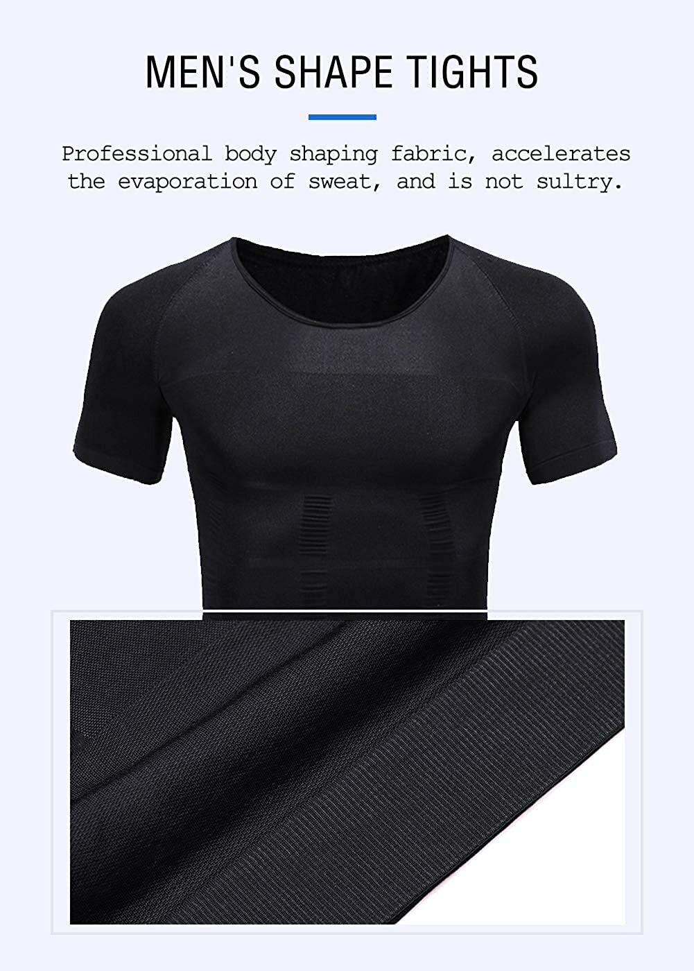 Sculptcore Men's Body Shaper Compression Ionic Shaping Shirt Slimming Tank Top gallery