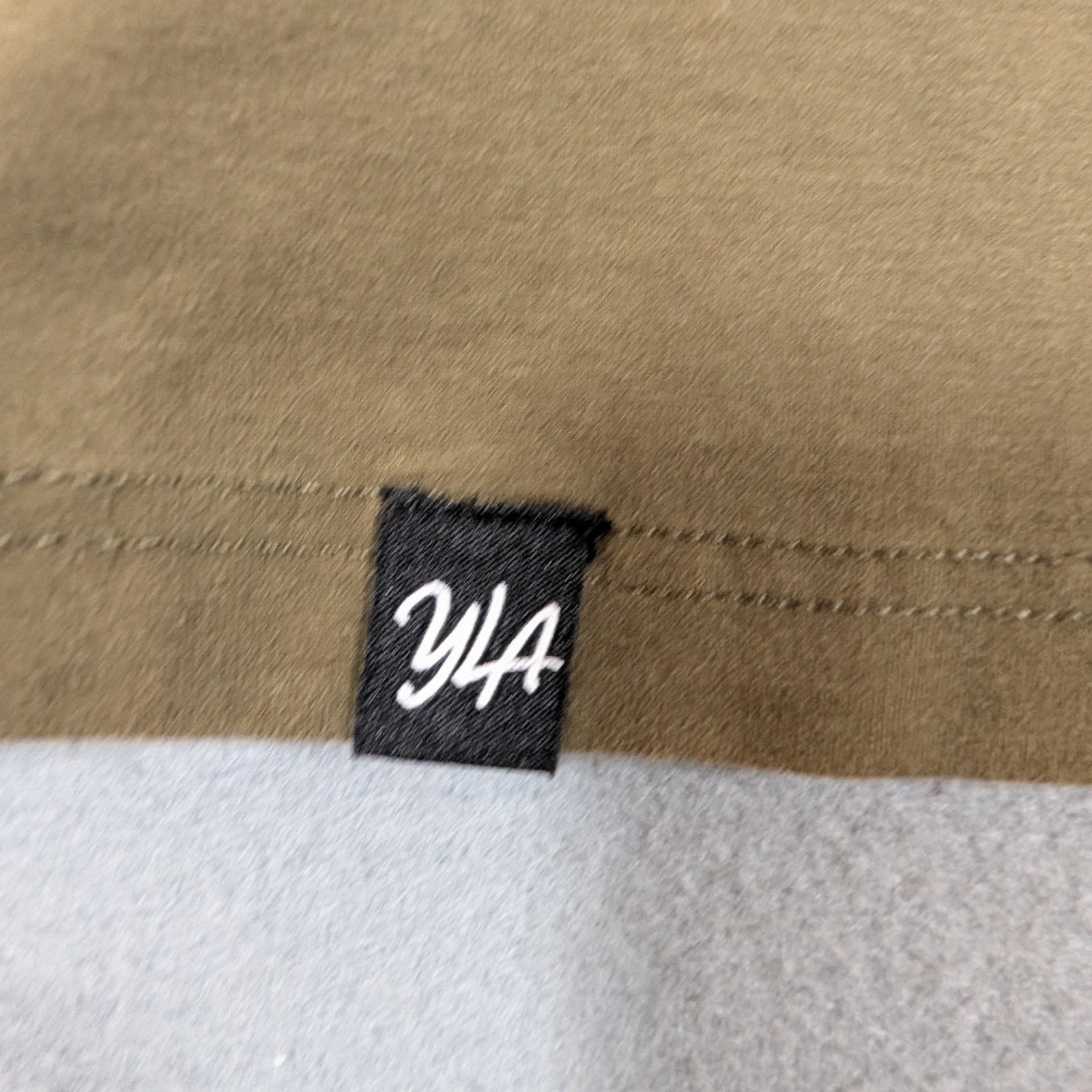 YoungLA Long Sleeve T-Shirt Mens Medium Olive Green Relaxed Fit gallery