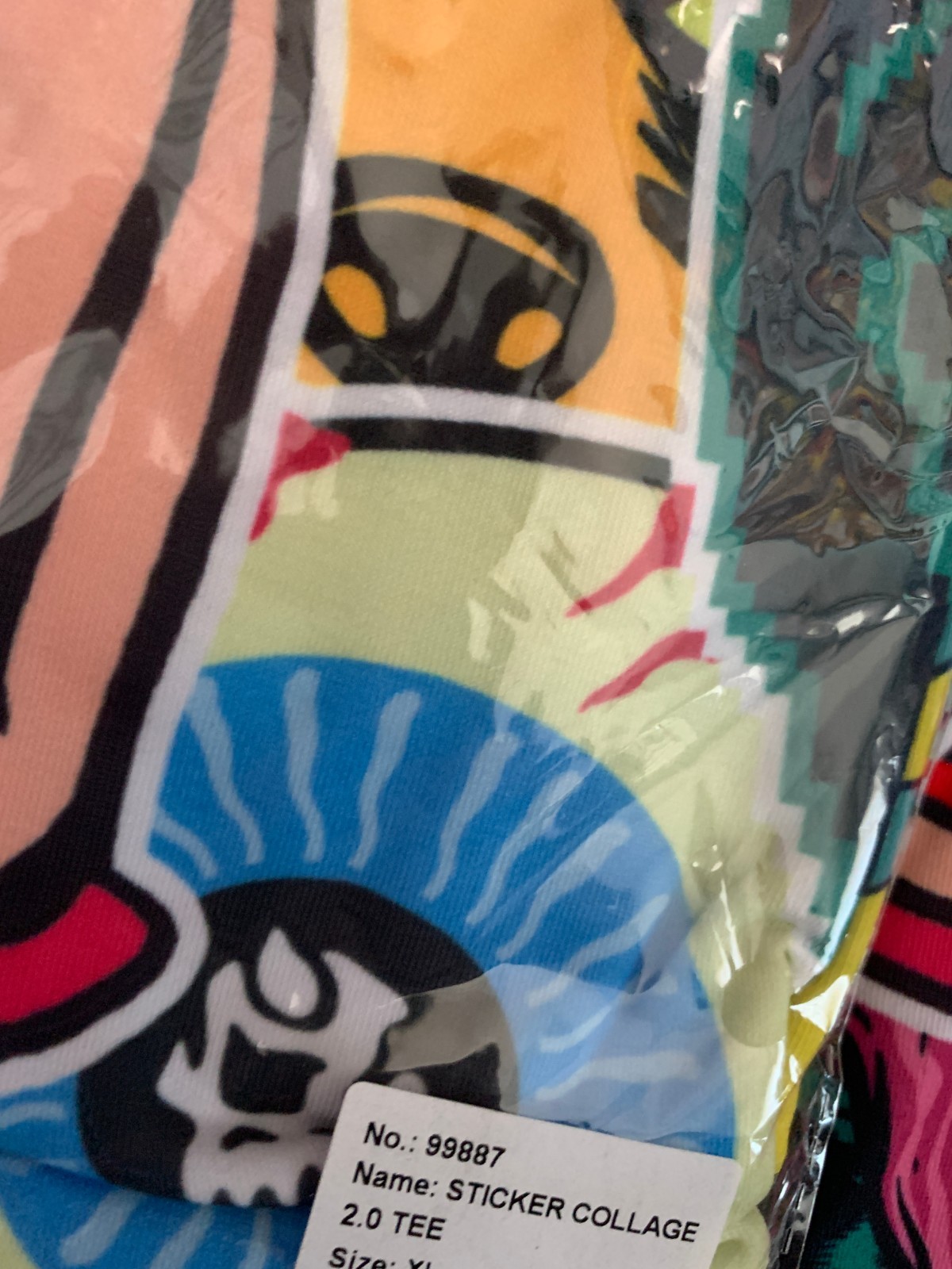 Memorial Weekend Sale - MISHKA Sticker Collage shirt Brand New size XL gallery