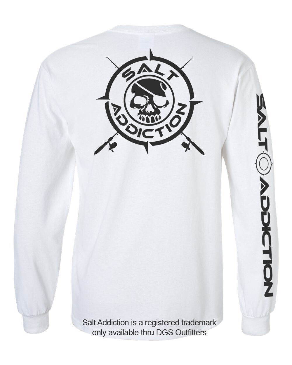 Salt Addiction t shirt long sleeve men’s saltwater fishing Nautical beach ocean