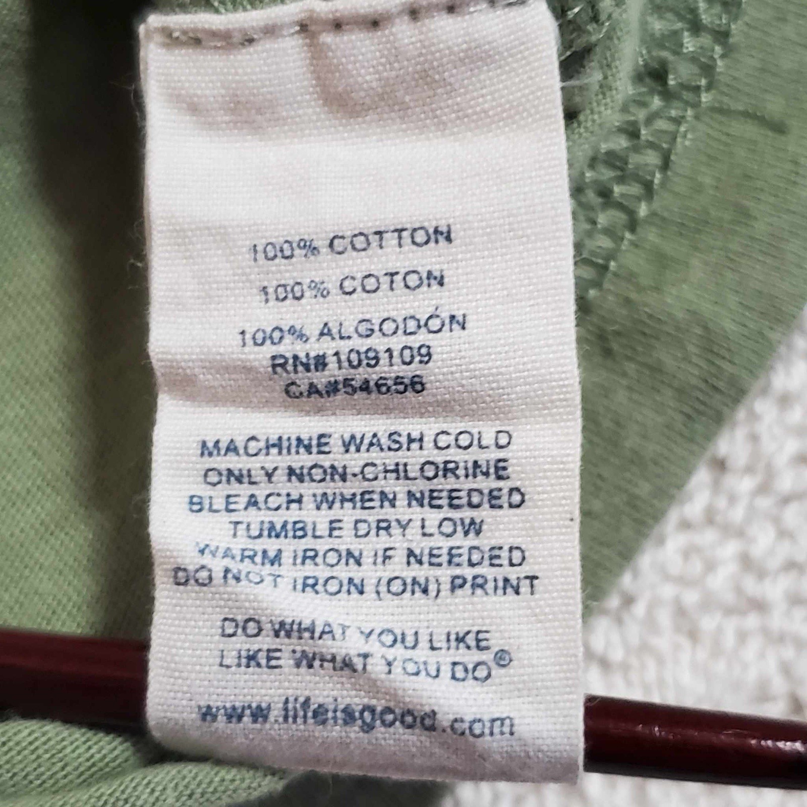 Life Is Good T Shirt Semi Fitted Sleep Short Biker Enjoy The Ride Medium M gallery