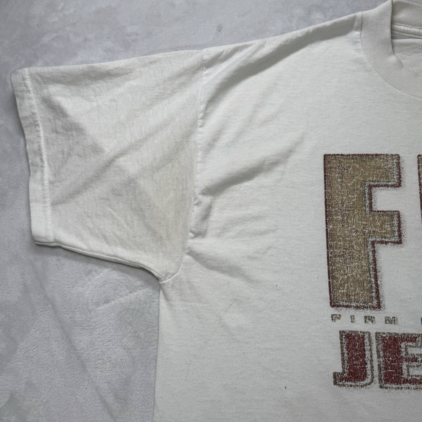 Vintage FBI Firm Believer In Jesus T Shirt XL Jerzees Religious Tee gallery