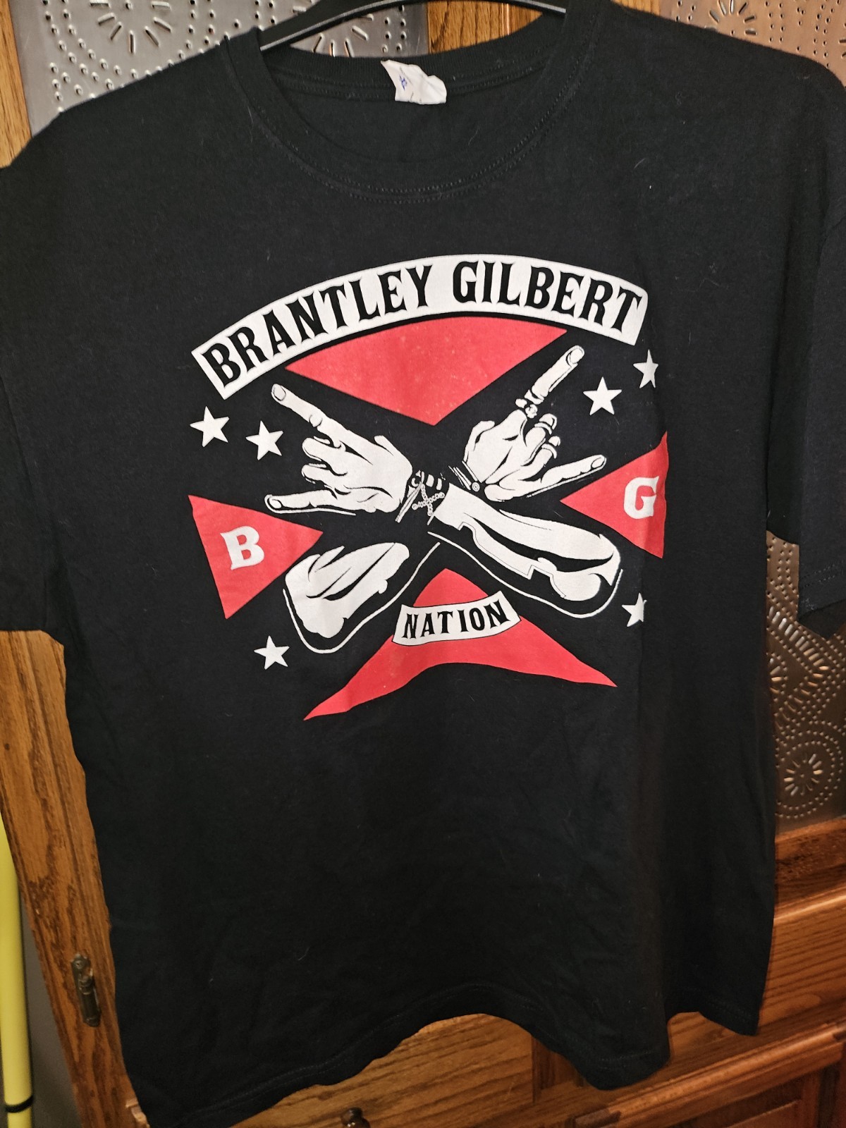 Brantley Gilbert BG Nation Black XL Tshirt Country/Southern Rock Music gallery
