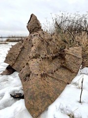 Camouflage poncho cloak cape!