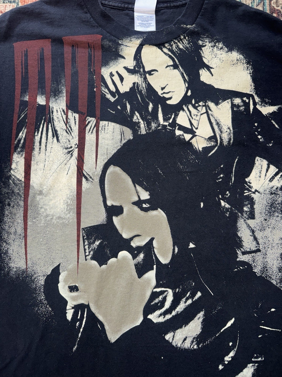 Vintage Marilyn Manson AOP Shirt Delta Pro Very Rare Size Large PRISTINE gallery