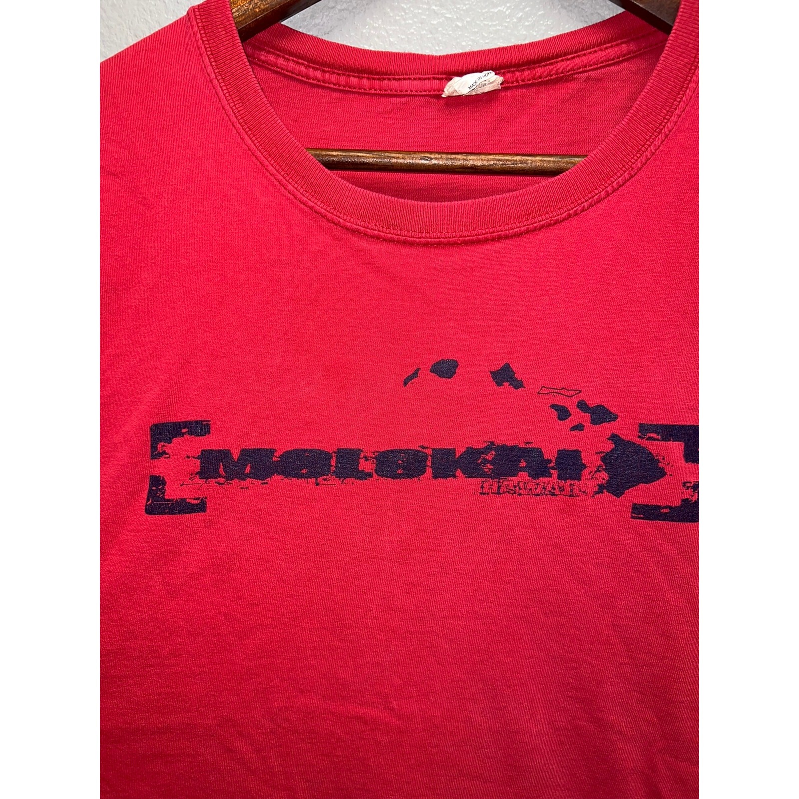 Vintage Molokai Shirt Hunting Sniper Scope Hawaii Red Islands Graphic Tee VTG XL gallery