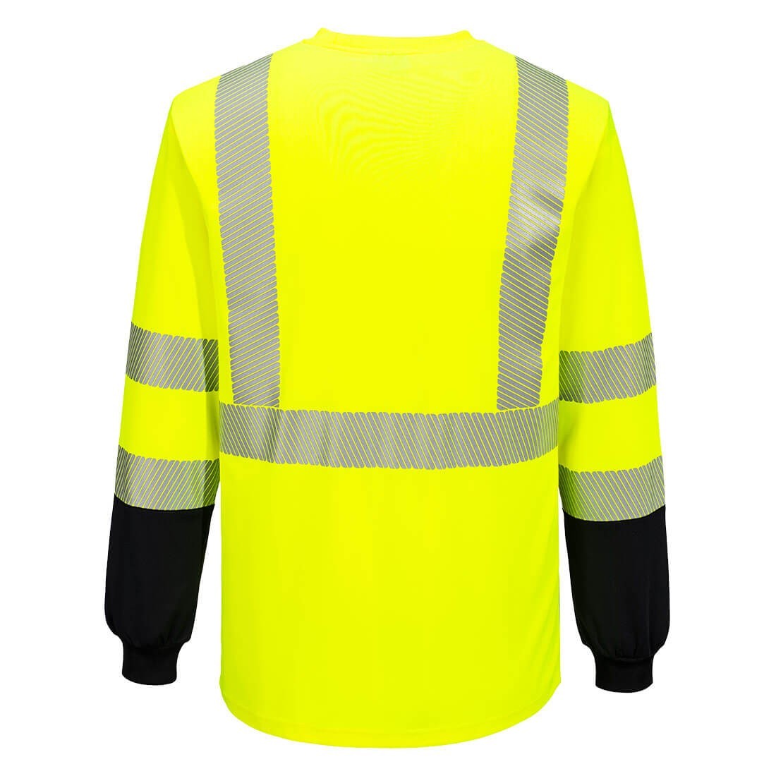 S197 - High Quality Hi-Vis Segmented Tape Contrast T-Shirt L/S gallery