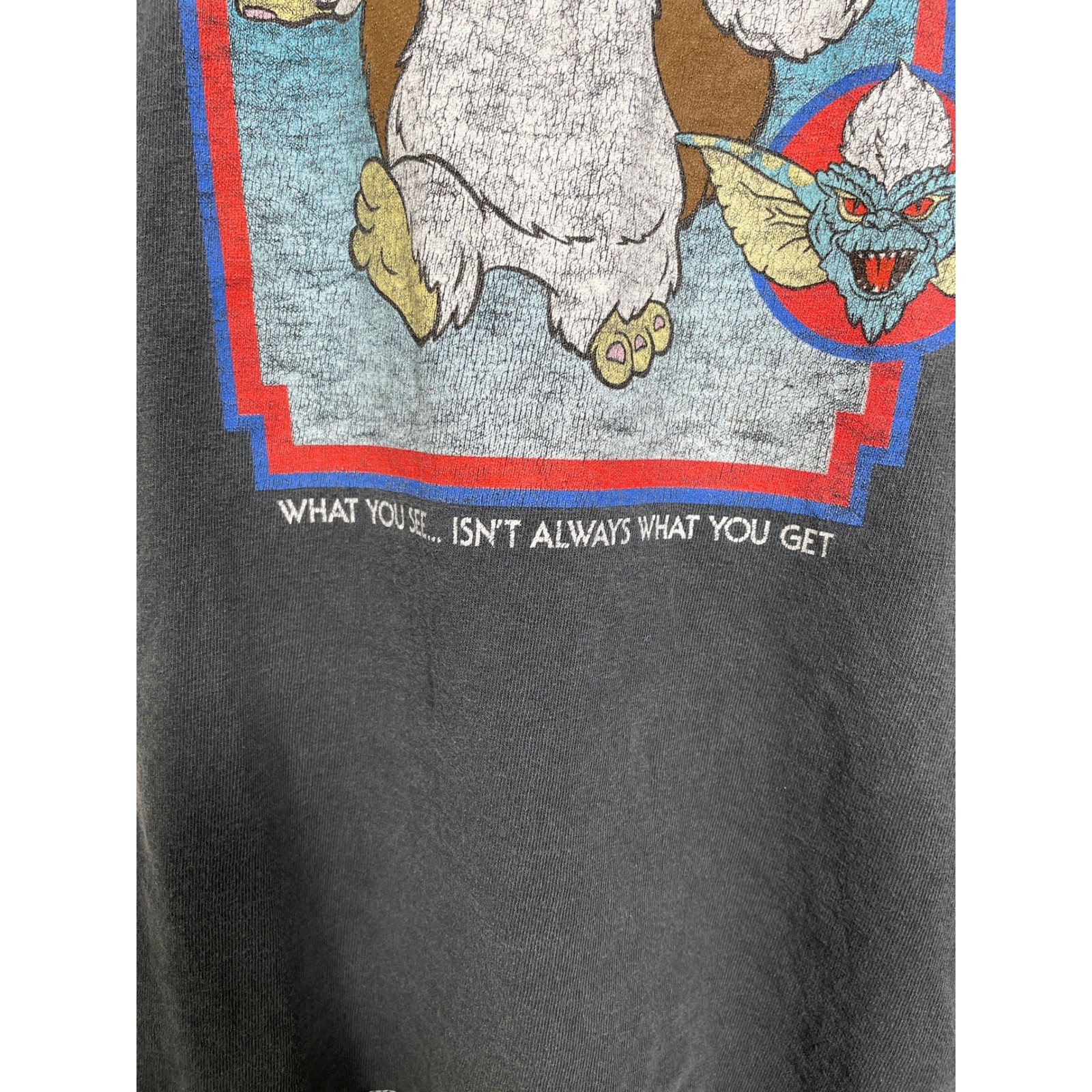 Gremlins Gizmo Choose Your Own Adventure Movie Gray T-Shirt Men's MEDIUM gallery