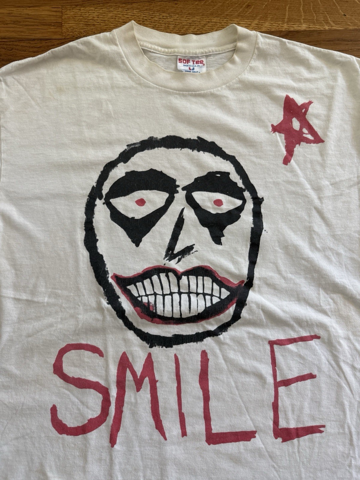 Vintage Smashing Pumpkins 1994 Smile Disarm Tour Shirt XL Teejays Grunge RARE gallery