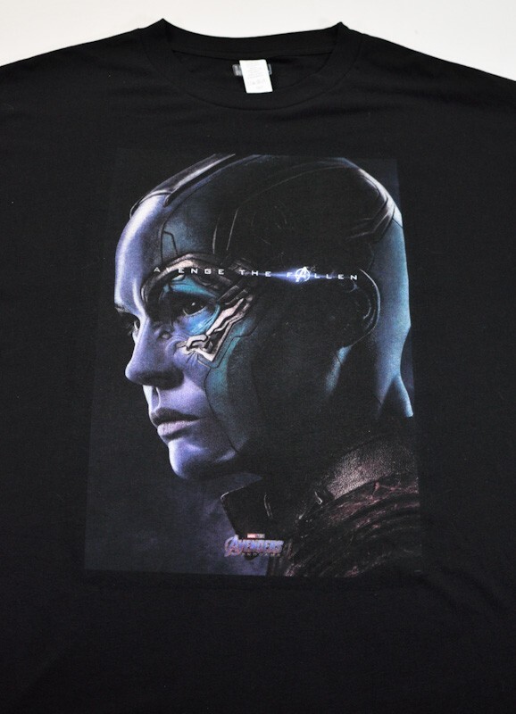men's Marvel t-shirt size 3XLT black with avenger fallen print short sleeve crew gallery
