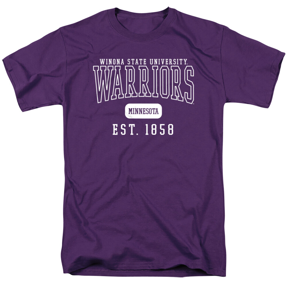 Winona State University Adult T-Shirt Est. Date, Purple, S-4XL gallery