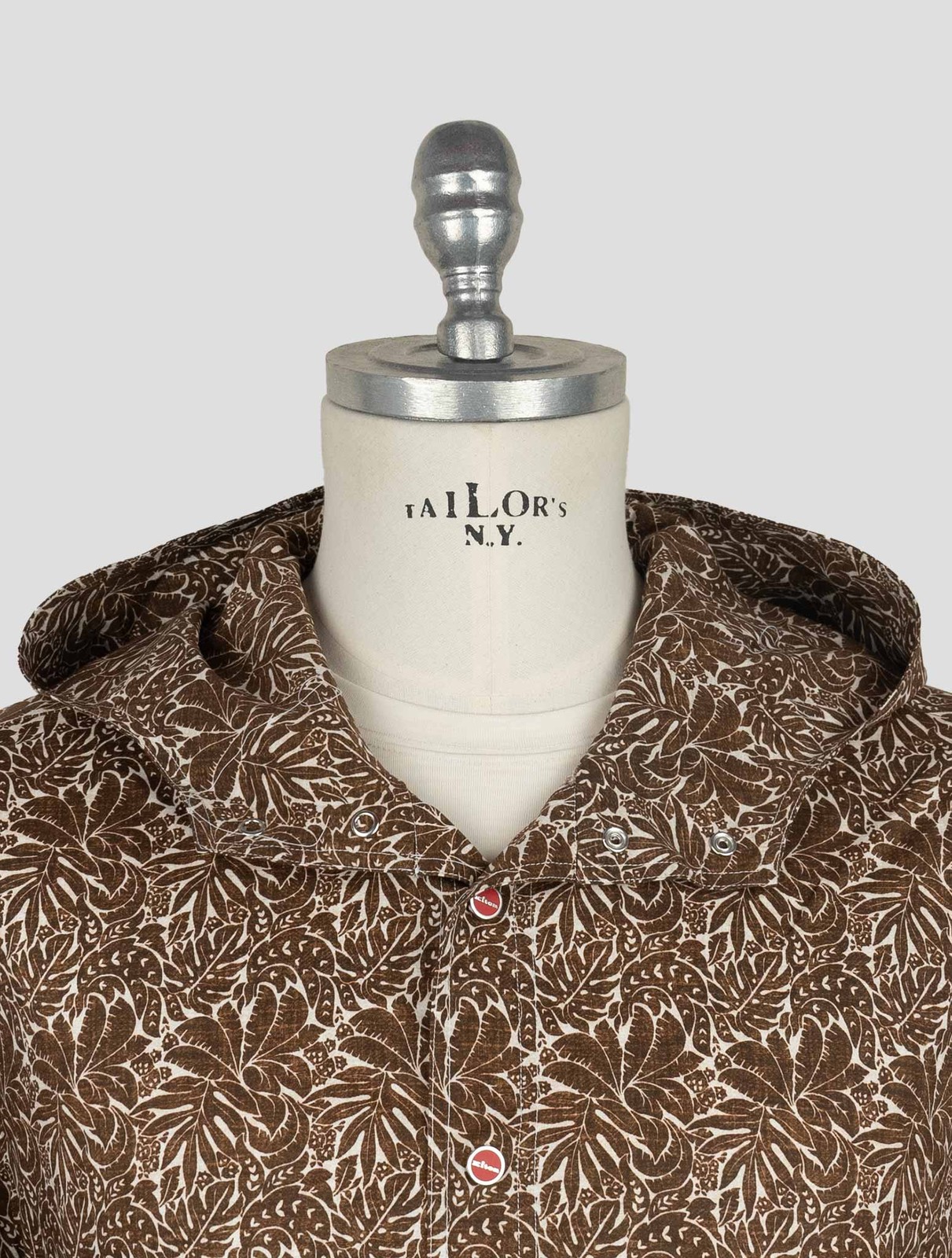 NEW KITON BROWN COTTON EA SHIRT MARIANO EU 56 - US 46 - 2XL KME45 gallery