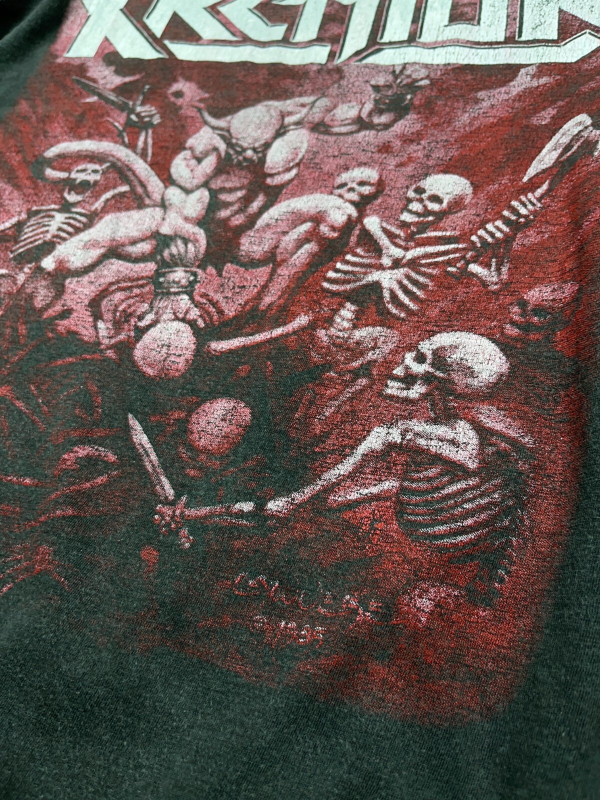1995 Kreator Pleasure to Kill T-shirt Men's / US XL / EU 56 / 4 gallery