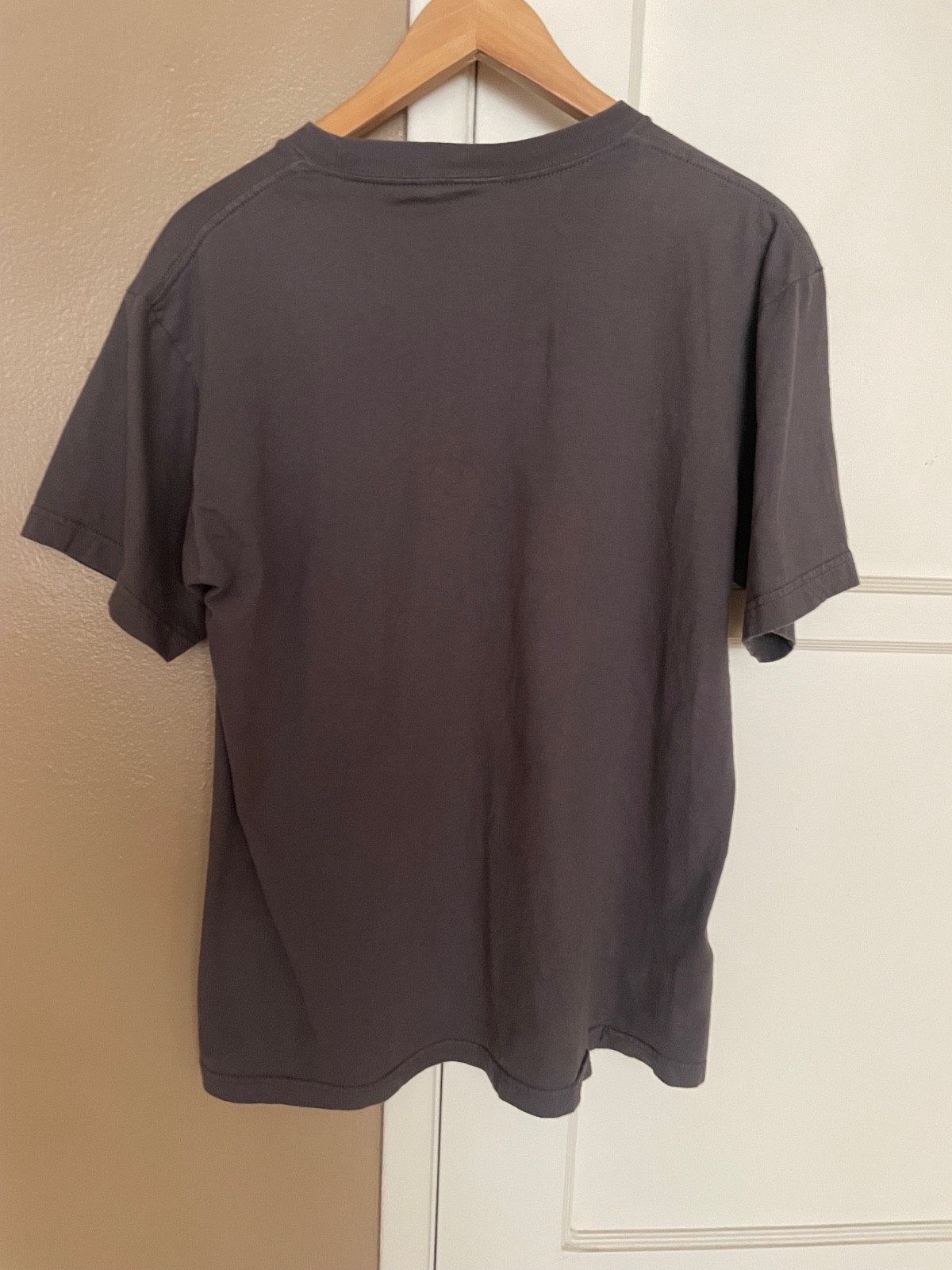 THE NORTH FACE - Men's T-Shirt M Dark Gray Yellow Graphic Logo Short Sleeve gallery