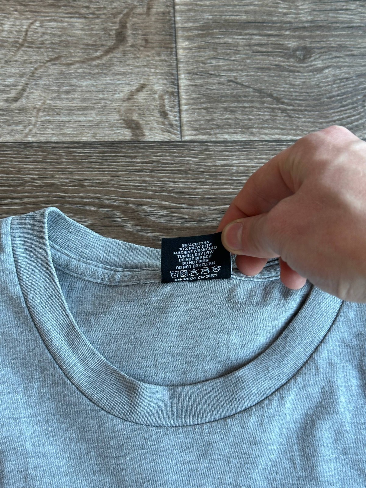Stussy Big Logo Vintage T Shirt Streetwear Y2K Casual Mens Size M Grey gallery