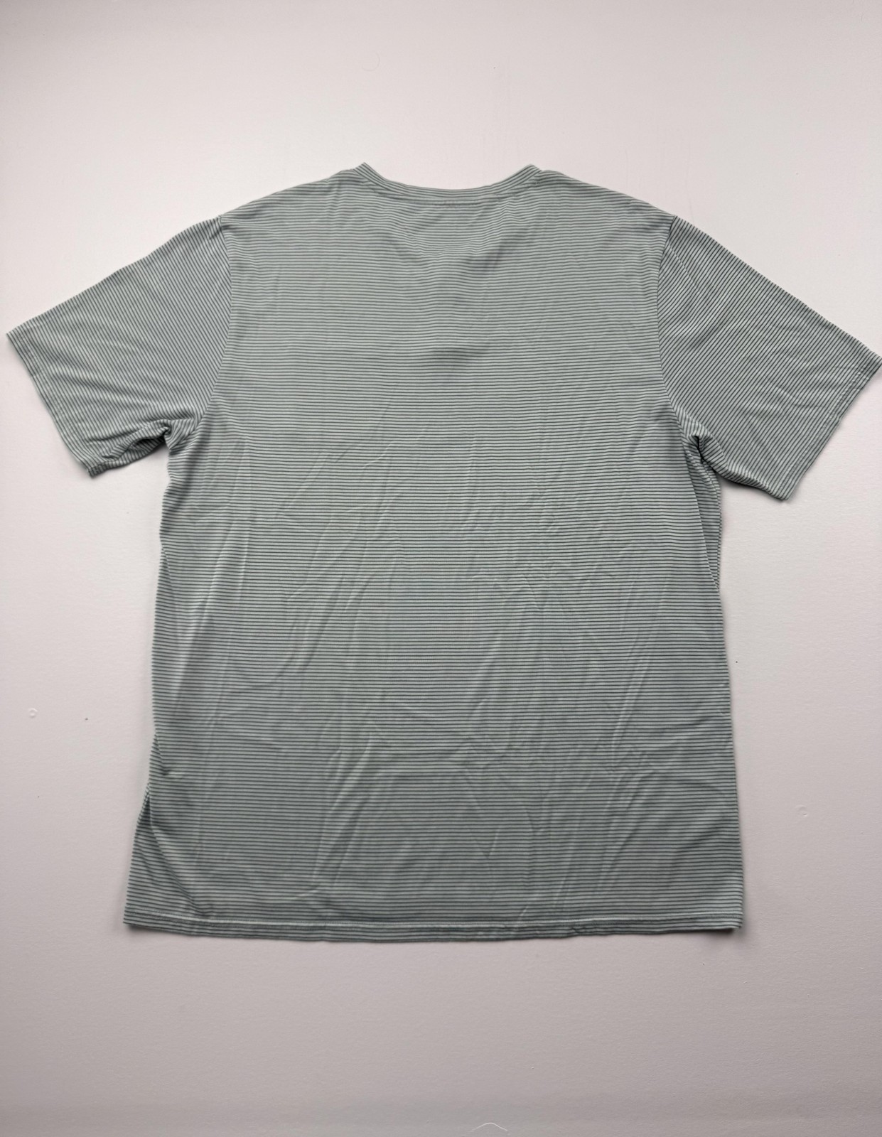 Free Fly Shirt Mens XL Gray Striped Bamboo Henley Pocket Tee Lightweight gallery