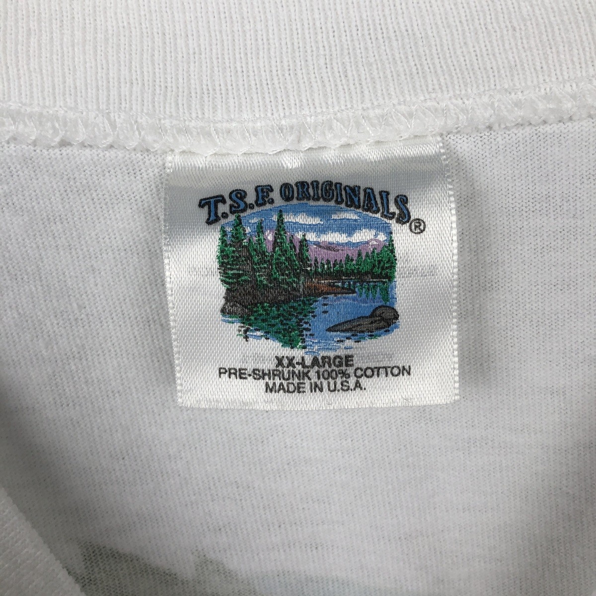 Used 90'S TSFORIGINALS fish print animal t-shirt made in USA men's size XXL ... gallery