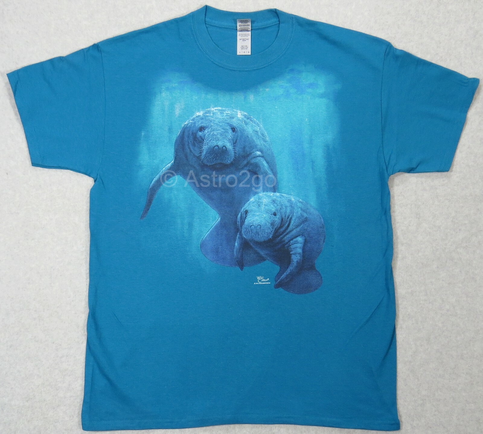 MANATEE DUET-Aquatic Sea Cow Tropical Marine Mermaid Wildlife T shirt S-2XL NEW! gallery