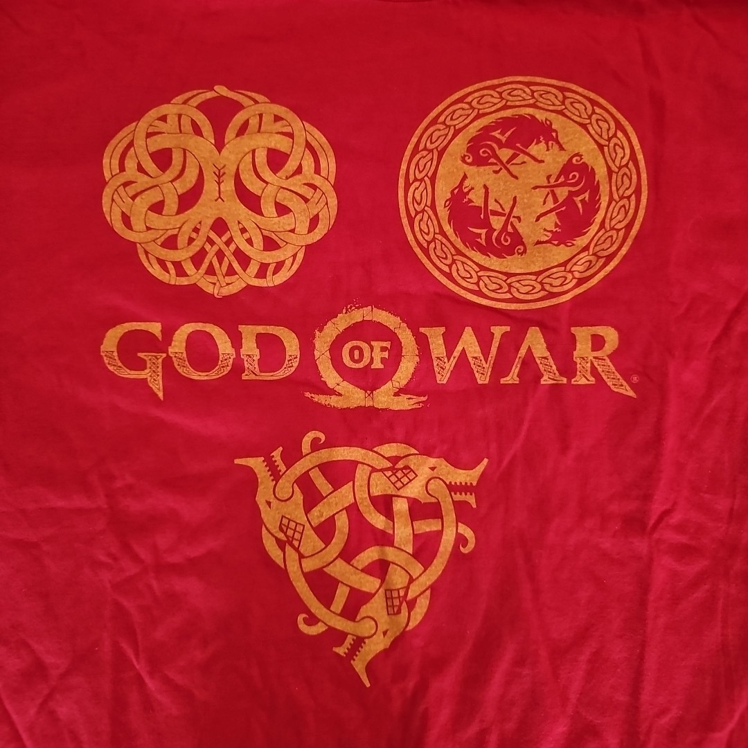 God Of War Red 2018 XL Men's T-Shirt gallery