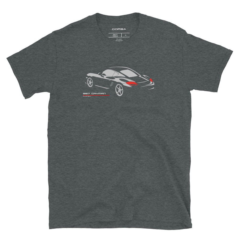 Porsche 987 Cayman Silhouette  986 718 981 911 996 993 991 930 997 Men's T-Shirt
