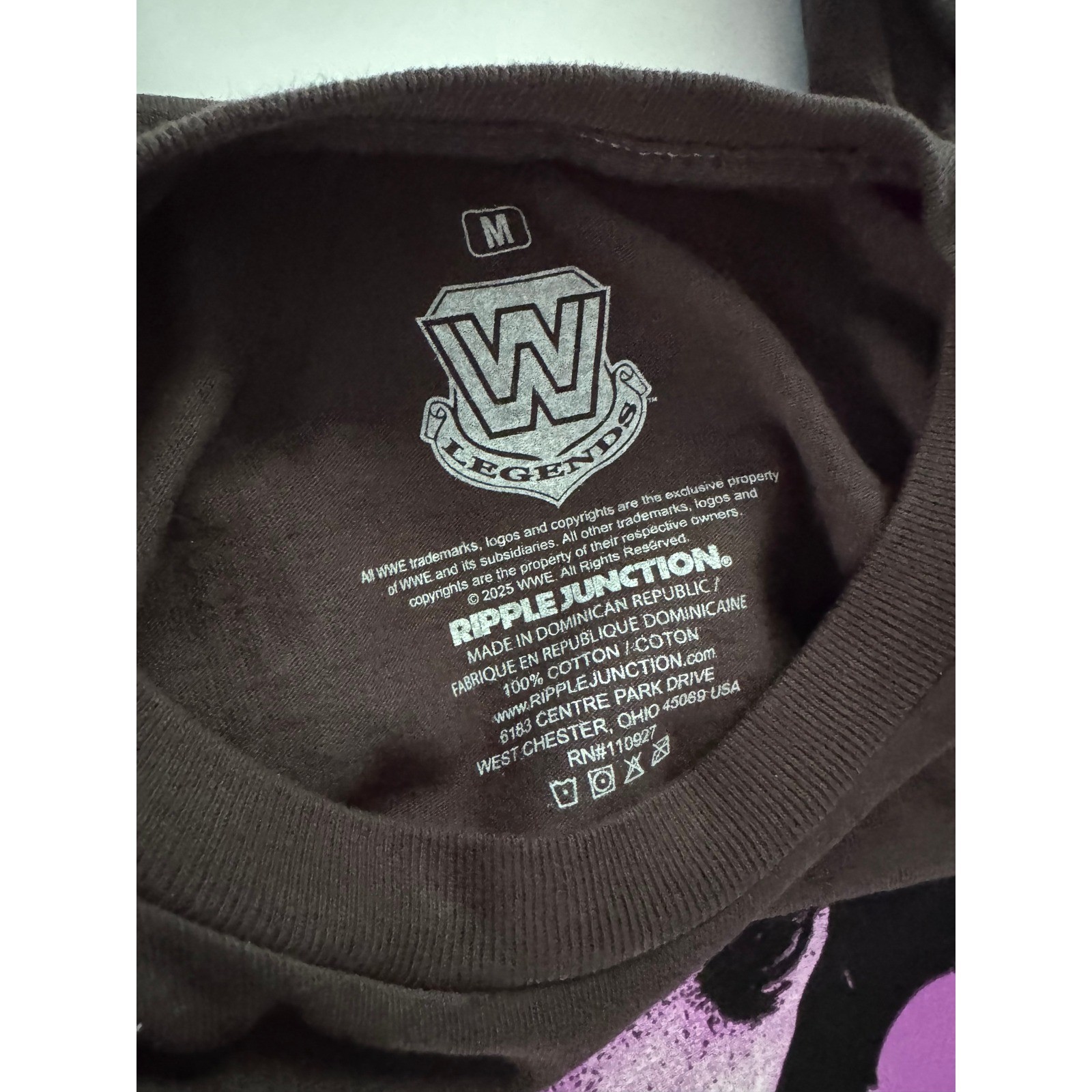 WWE Legends Undertaker T Shirt Black Ripple Junction RIP Mens Medium NWT gallery