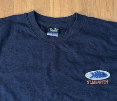 2000s St. Maarten Shirt L – Embroidered Dutch Caribbean Islands Netherlands 🐟