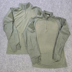 5.11 Tactical Shirt Mens Medium Green Rapid Assault Combat 1/4 Zip
