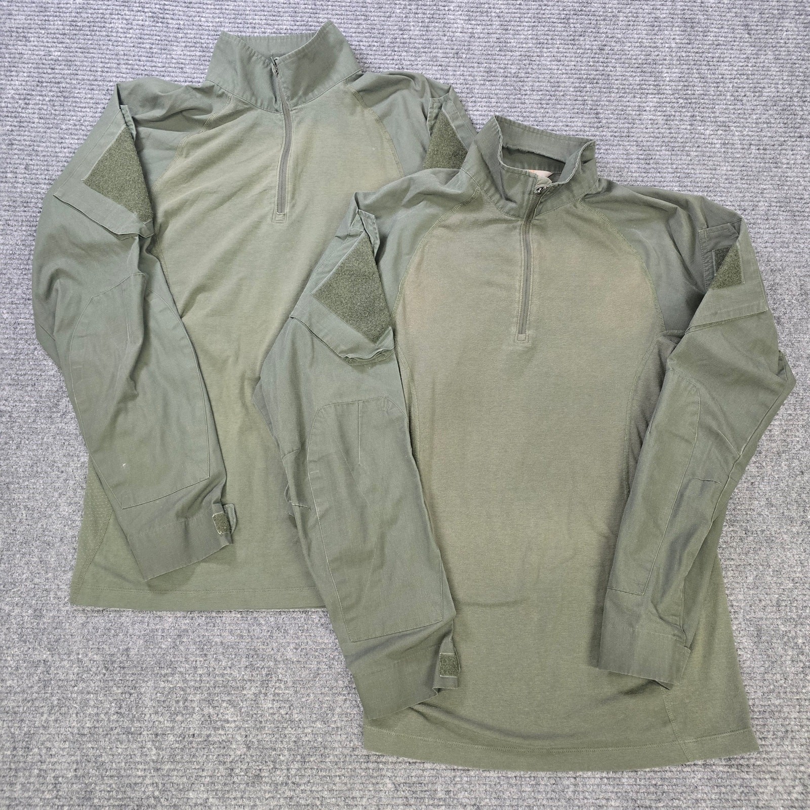 5.11 Tactical Shirt Mens Medium Green Rapid Assault Combat 1/4 Zip