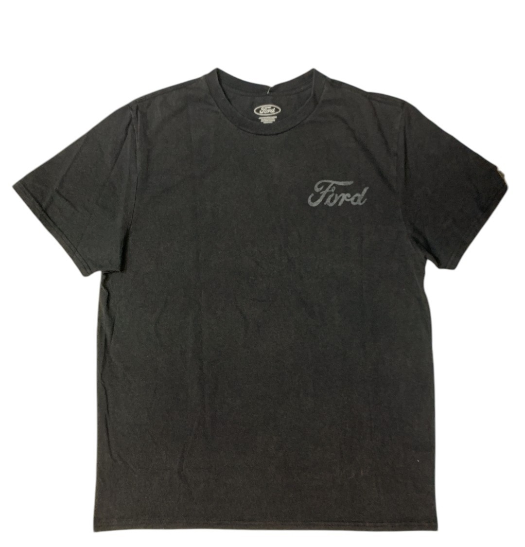 Licensed Men's Moto Relaxed Fit Short Sleeve Graphic Tee Large Black Bronco gallery