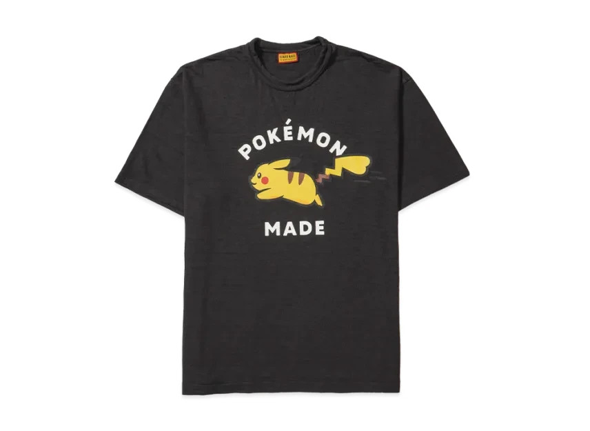 HUMAN MADE x POKEMON MADE Pikachu GRAPHIC T-SHIRT #1 Black Size 2XL From JAPAN gallery