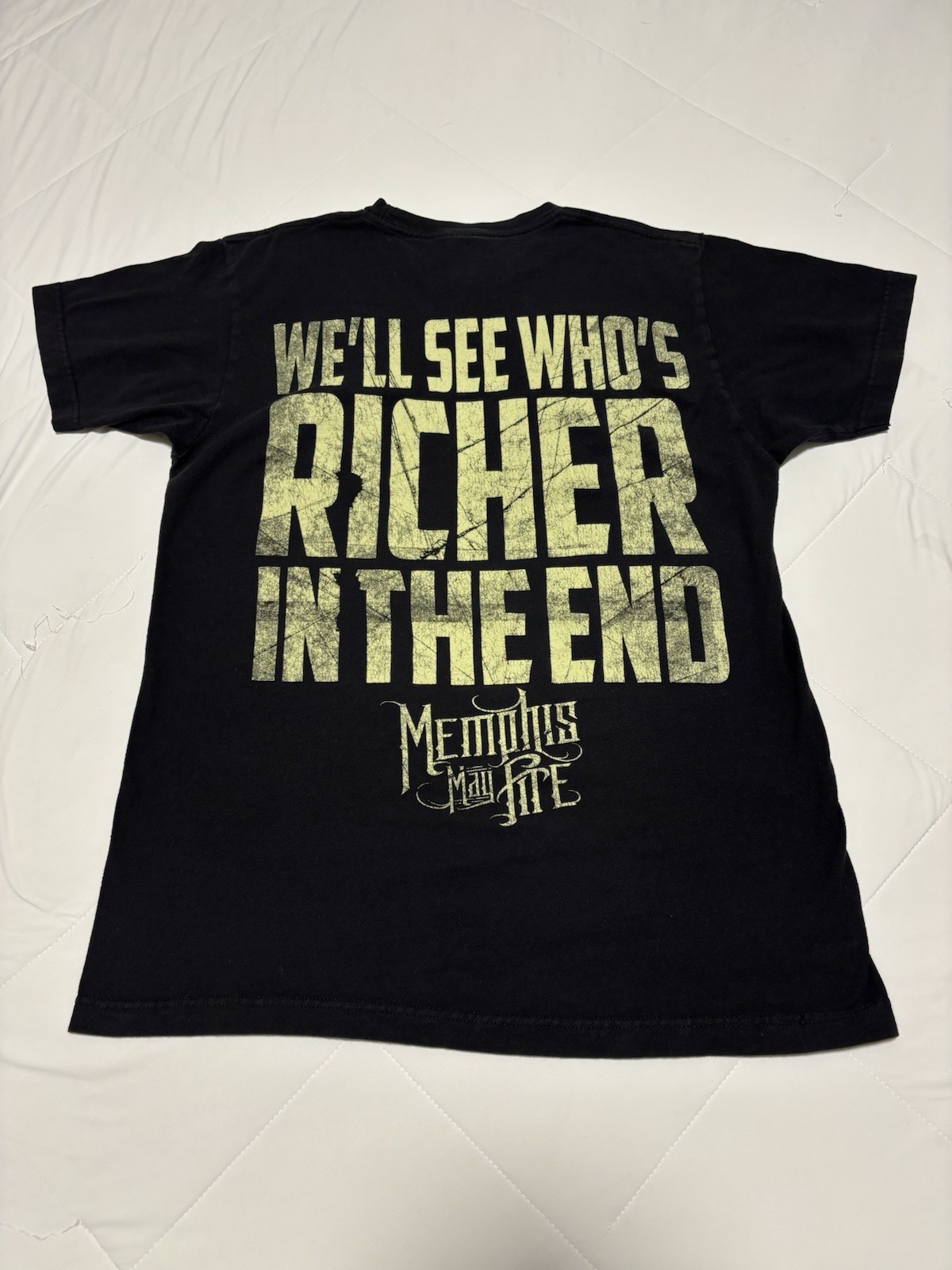 2012 Memphis May Fire Richer Band T-Shirt Size M Challenger Album Era Metalcore gallery