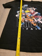 Naruto Anime Graphic Tee Black Medium Mens – Excellent Condition