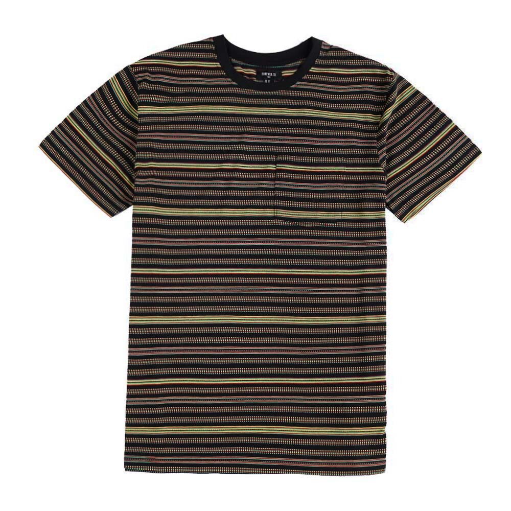 Beautiful Giant Men's Striped Pocket T-Shirt Crew Neck Regular Fit Black/yellow gallery