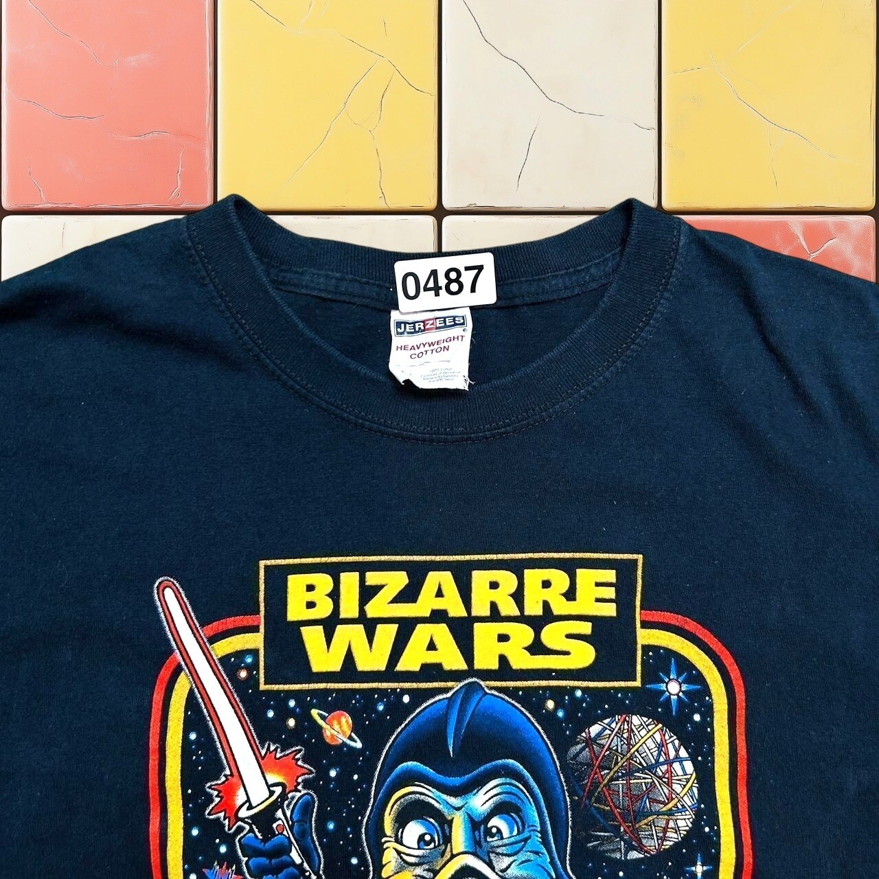 Vintage Y2K Ripley's Bizarre Wars Graphic Tee M Sci-Fi Parody Star Movie Shirt gallery